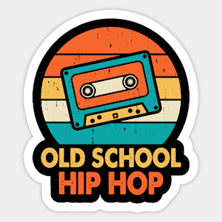 Old School Hip Hop T shirt For Women T-Shirt Sticker